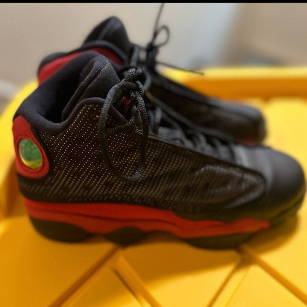 Kids Black and Red Sneakers